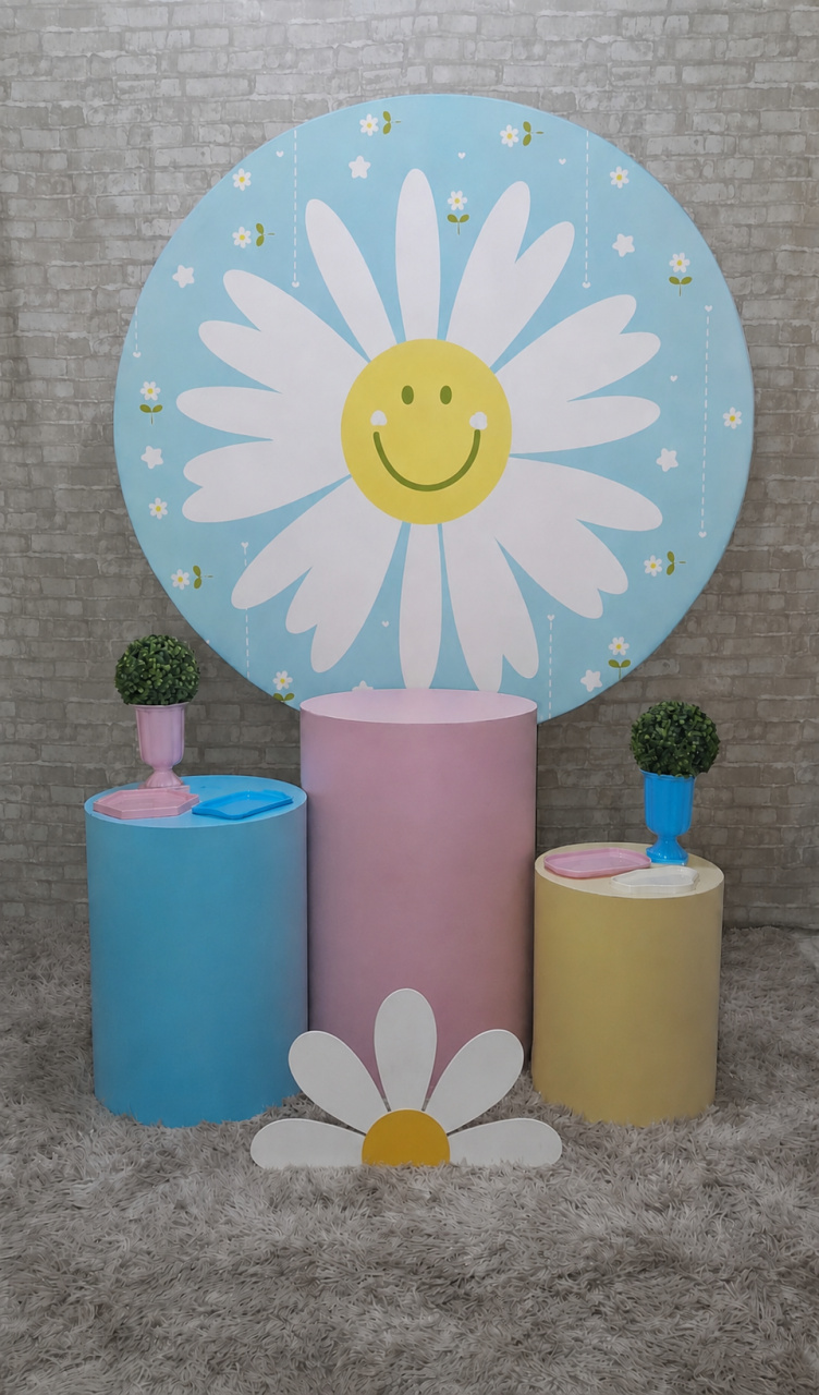 Kit Slim Margarida Azull - Up Festas 