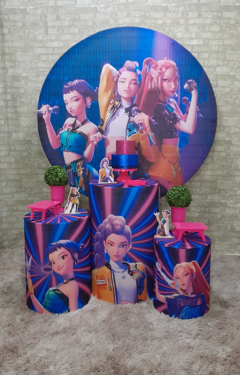 Guerreiras Do K Pop Kit Slim 02 - Up Festas 