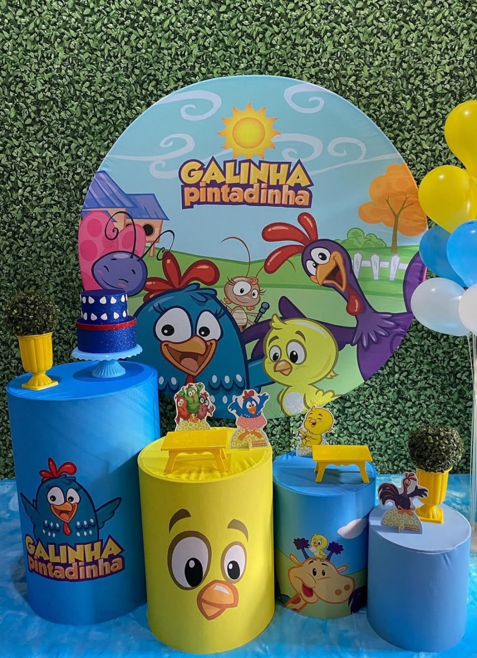 Kit Slim Galinha Pintadinha Menino 💙 - Up Festas 