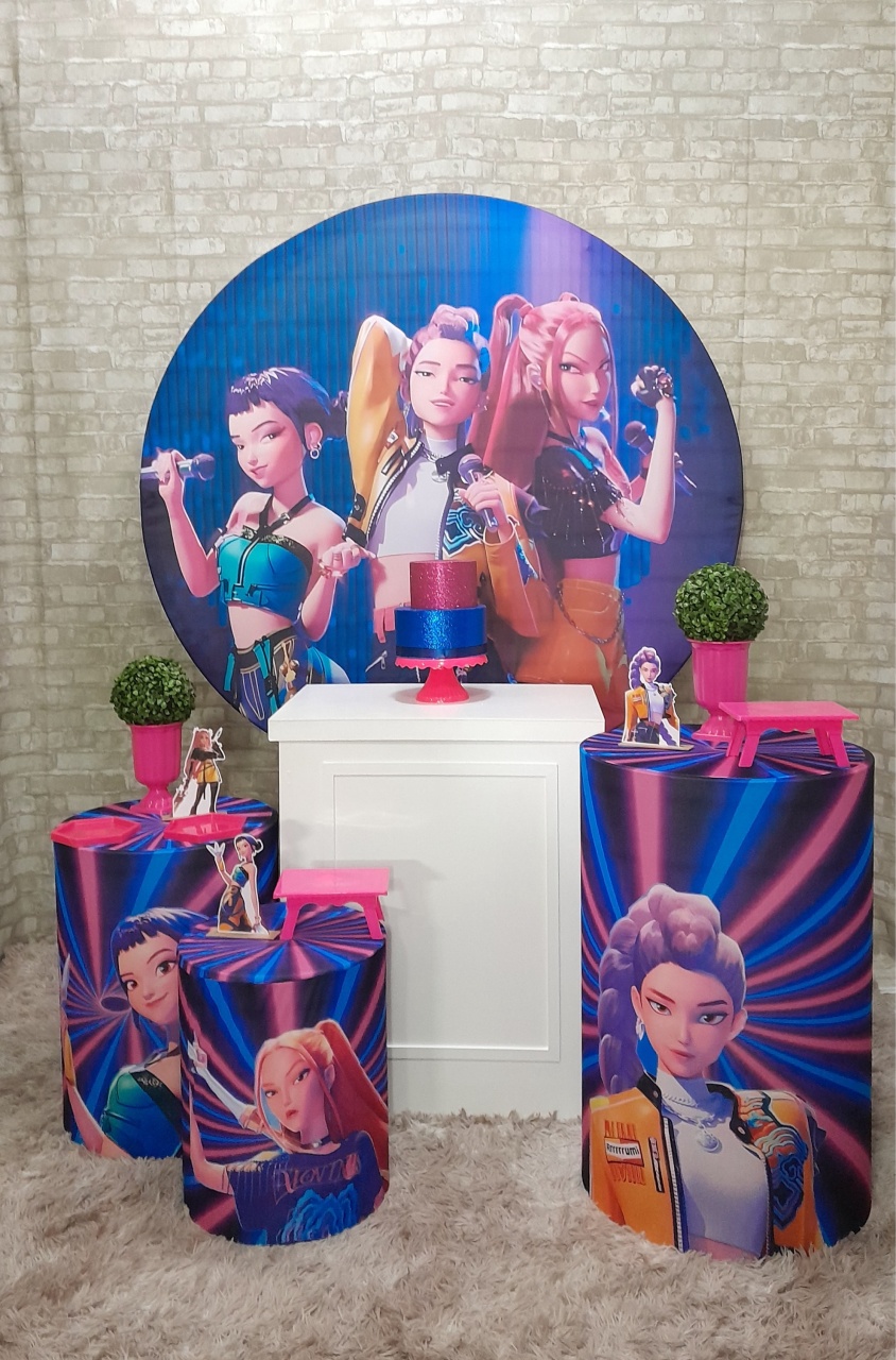 Guerreiras Do K Pop Kit Prata 02 - Up Festas 