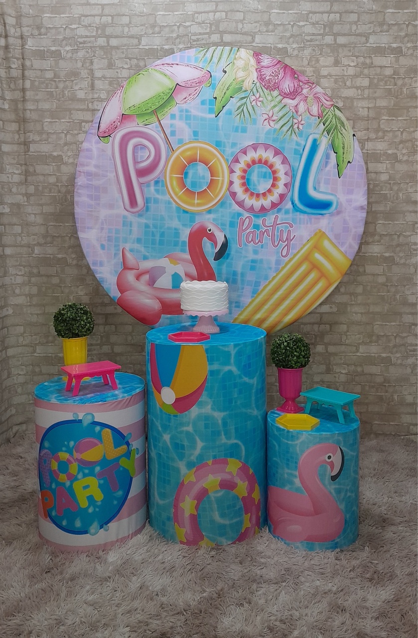 Kit Slm Pool Party  - Up Festas 