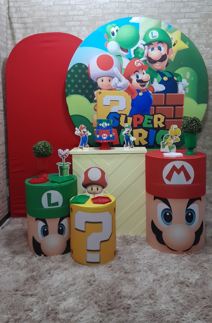 Super Mário Kit Ouro 02 - Up Festas 