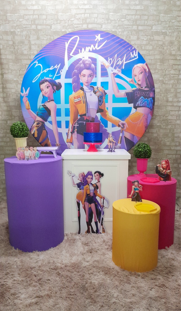 Guerreiras Do K Pop Kit Prata  - Up Festas 