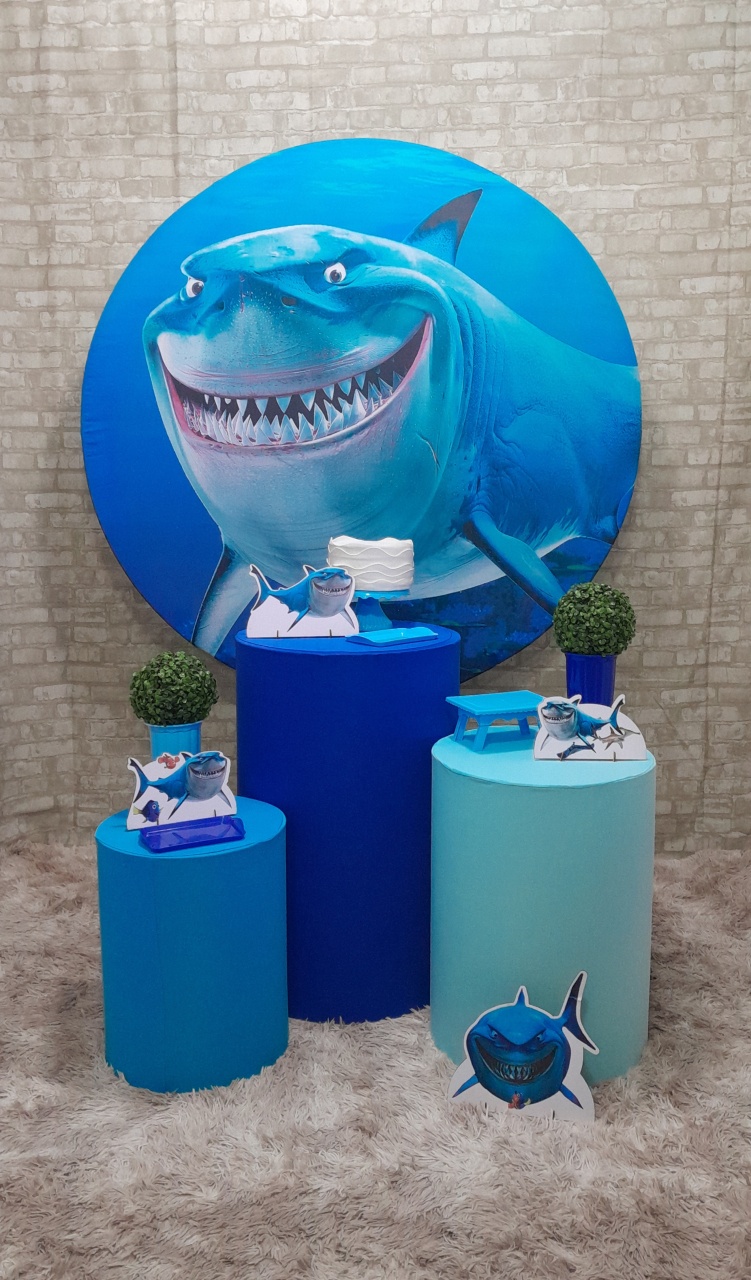 Tubarão Bruce Kit Slim - Up Festas 