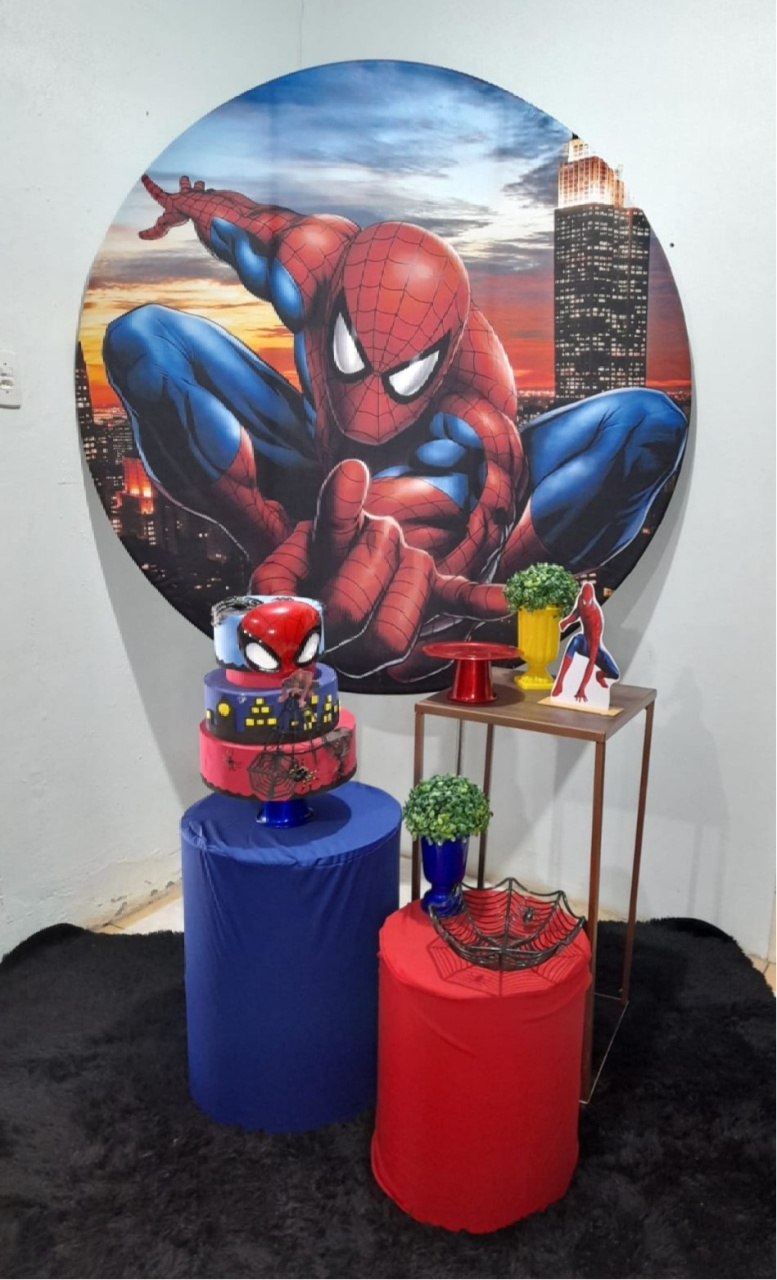 Homem Aranha Redondo04 - FranciS Decorações