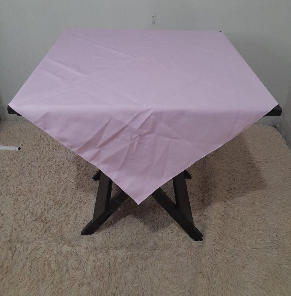 Toalha Rosa Bebe 1X1 - FranciS Decorações