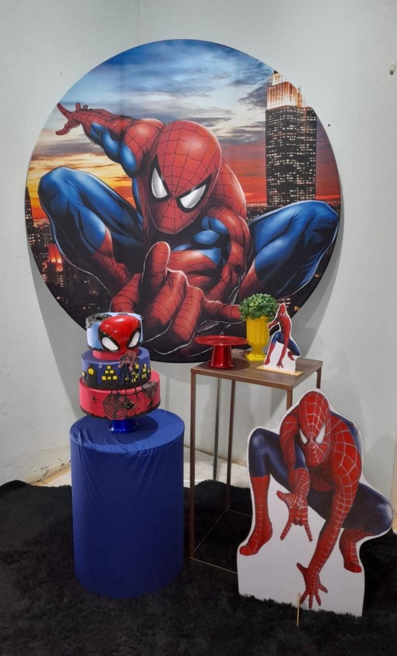 Homem Aranha Redondo03 - FranciS Decorações