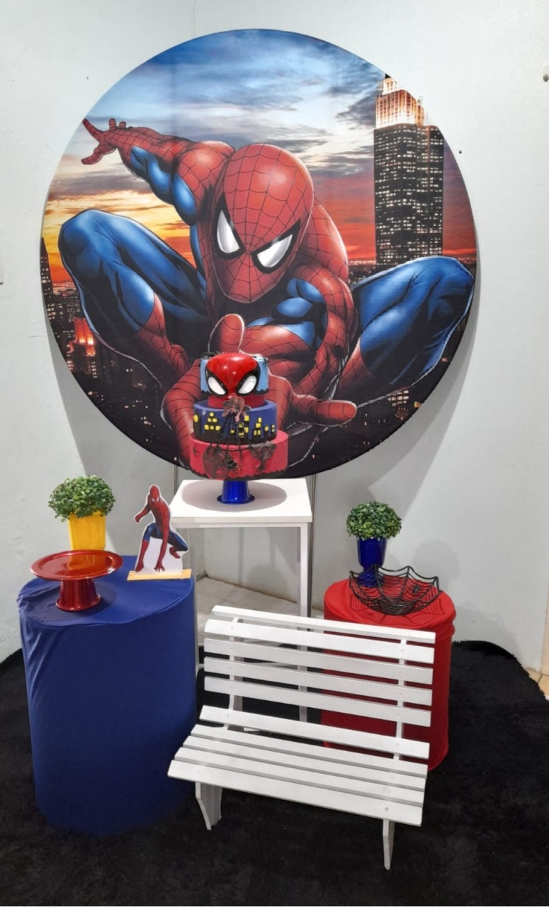 Homem Aranha Redondo06 - FranciS Decorações