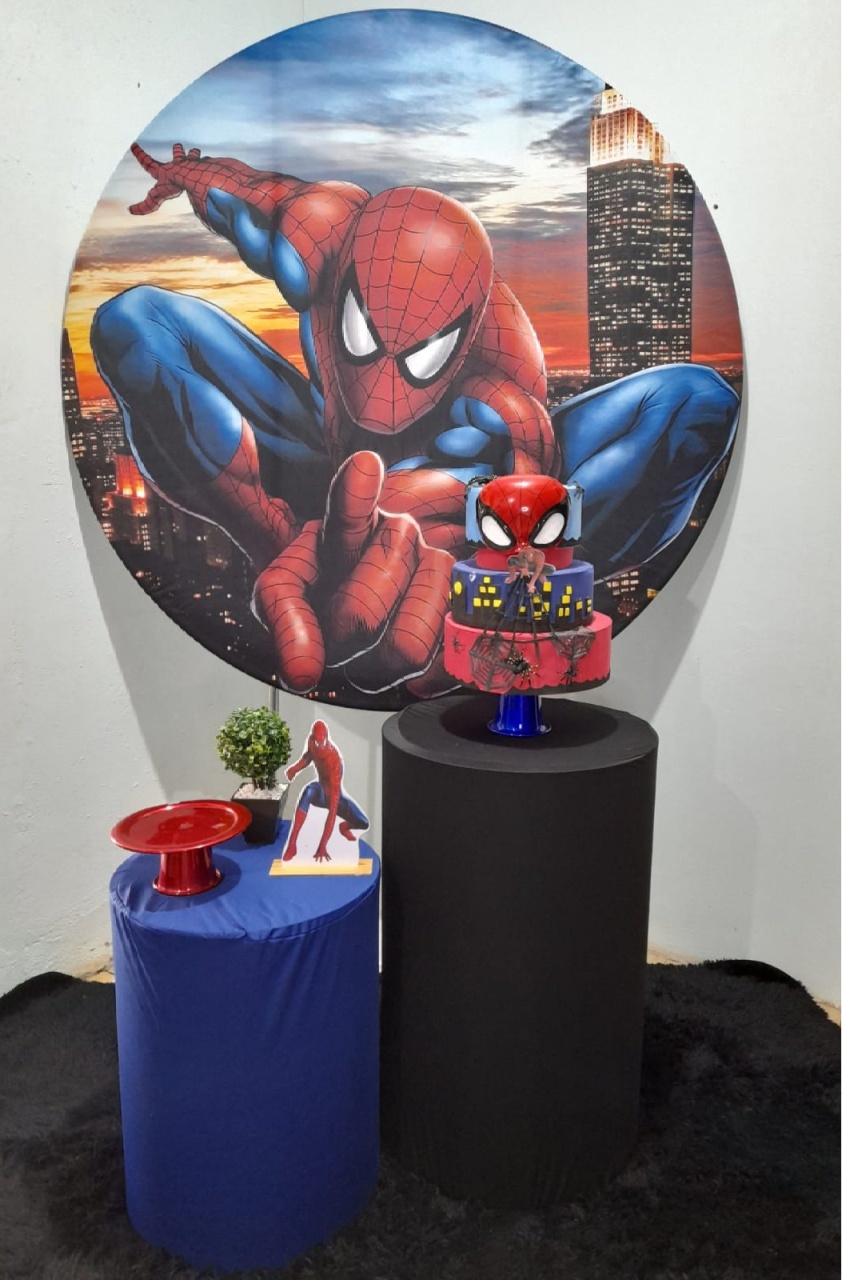 Homem Aranha Redondo02 - FranciS Decorações
