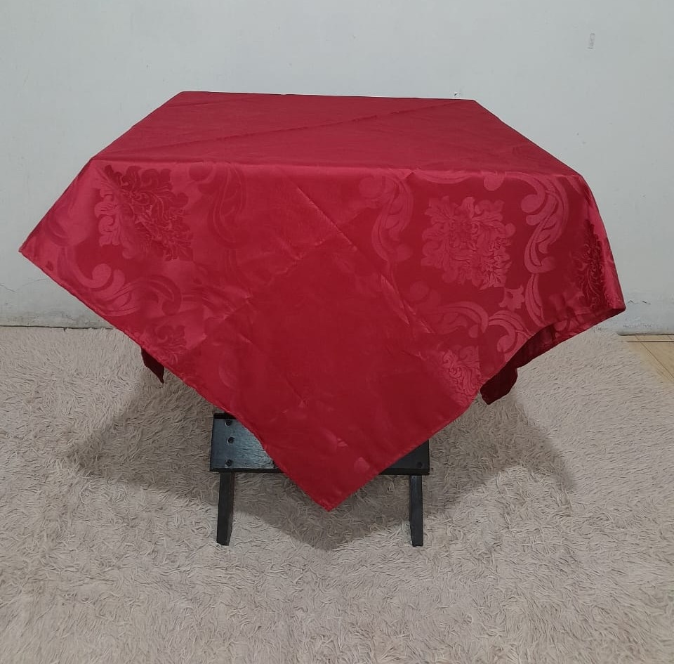 Toalha Vinho Jacquard 1,5X1,5 - FranciS Decorações