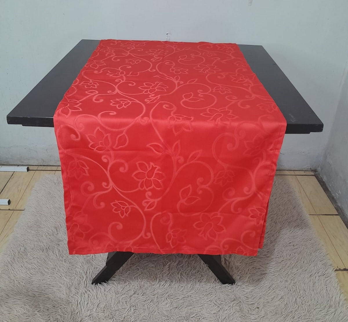 Toalha Trilho Vermelho Jacquard - FranciS Decorações