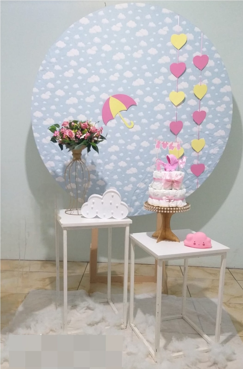 Chuva de Amor Rosa - FranciS Decorações