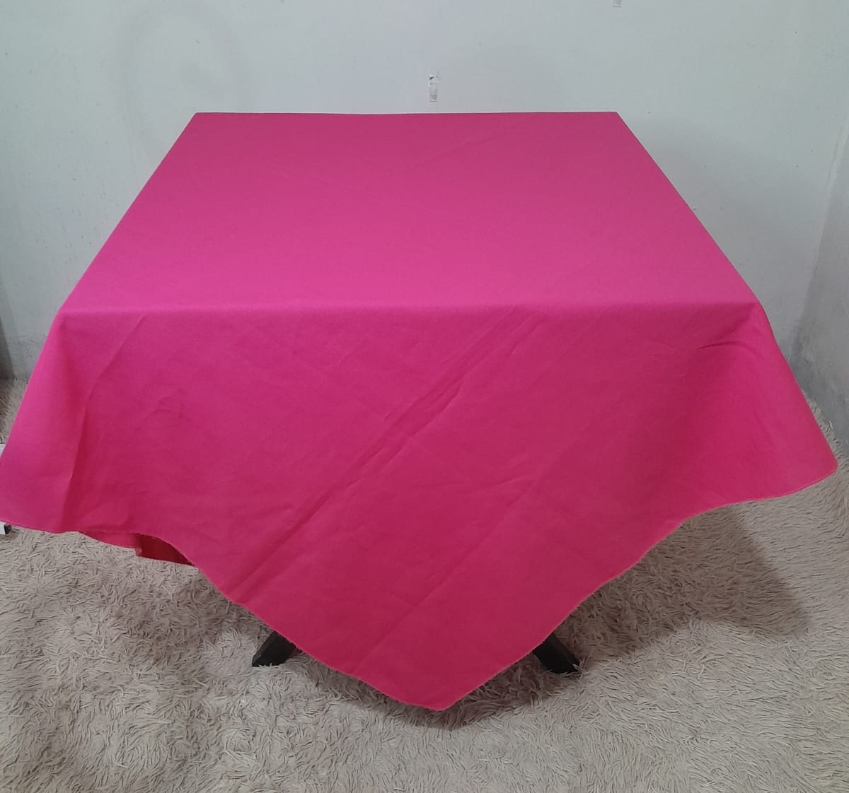 Toalha Rosa Pink 1,5X1,5 - FranciS Decorações