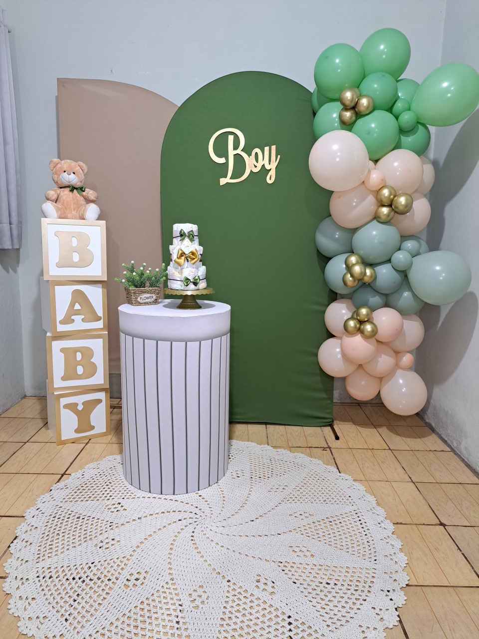 Chá Romano Verde 04 - FranciS Decorações