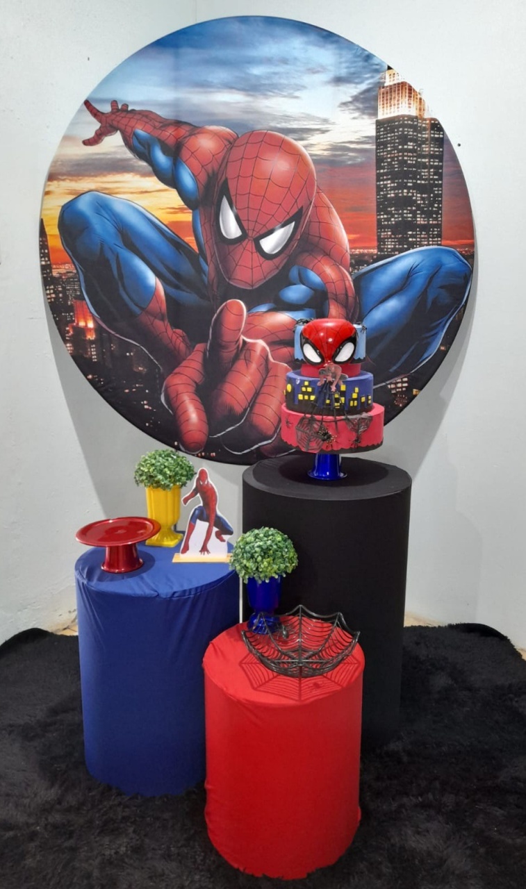 Homem Aranha Redondo05 - FranciS Decorações