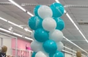 Balão Pendente Aspiral16 - FranciS Decorações