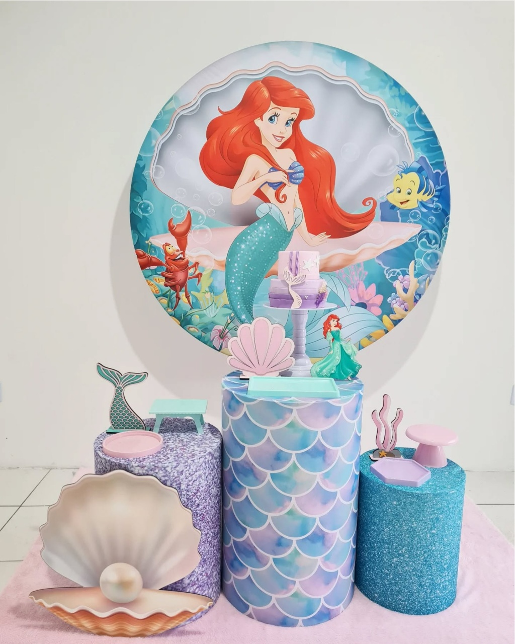 Sereia Ariel - Coloriradecoracoes