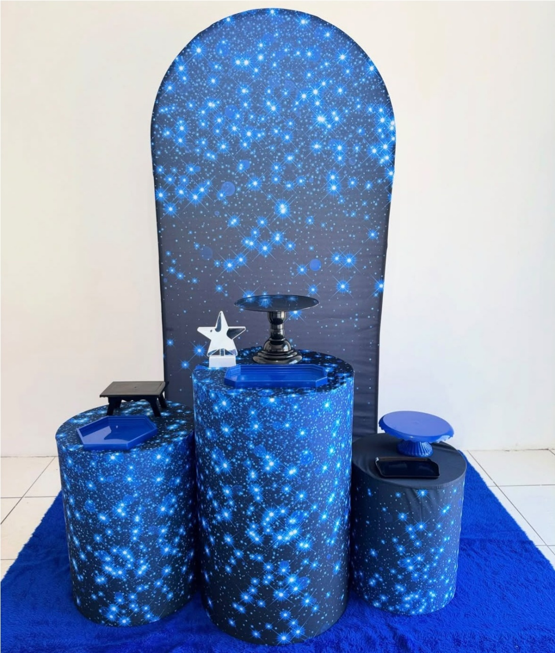 Estrelas Azul - Coloriradecoracoes