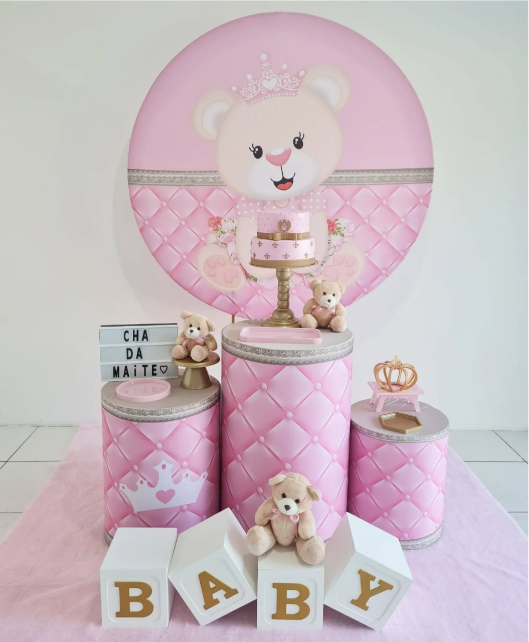 Ursa Princesa - Coloriradecoracoes