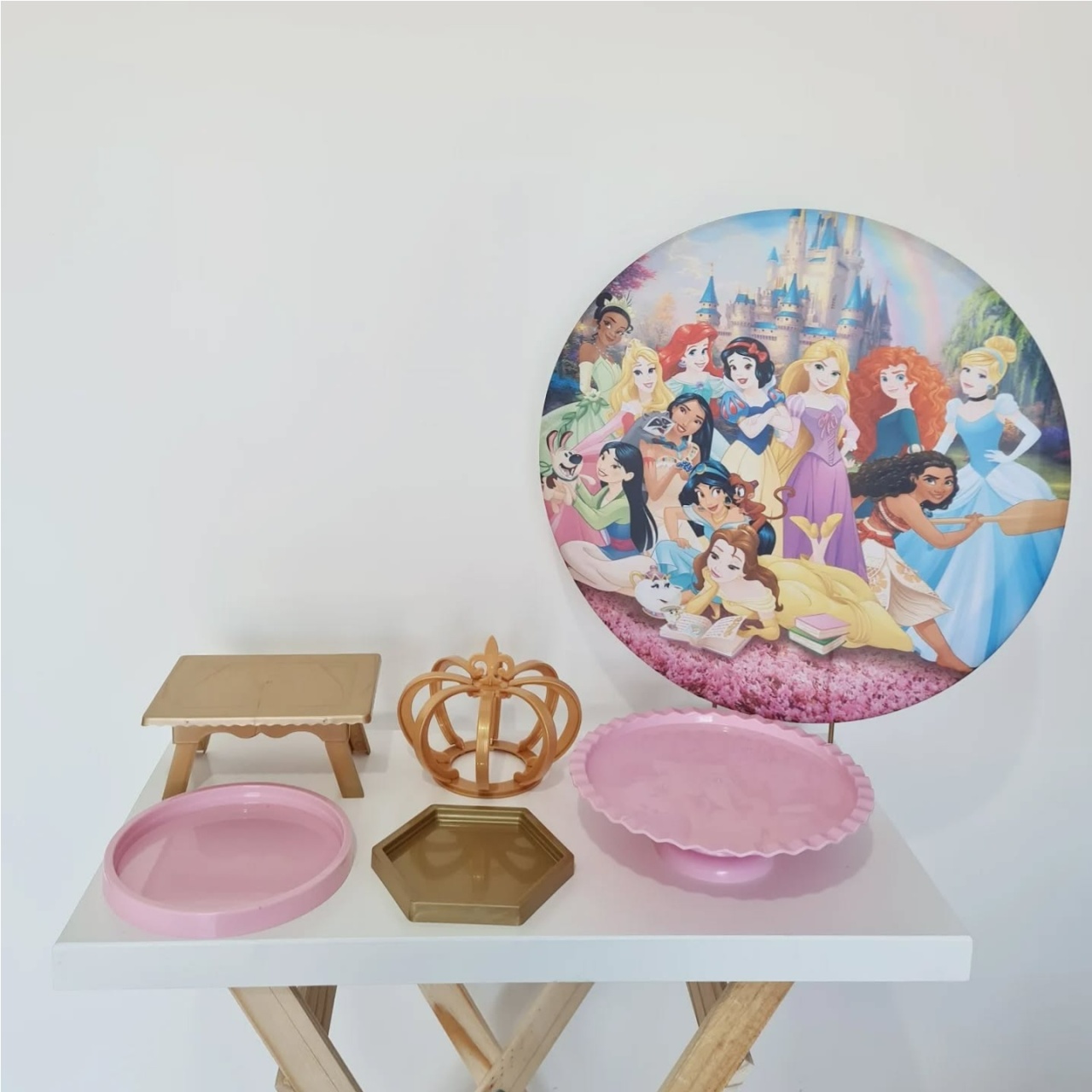 Kit Mesa Princesas - Coloriradecoracoes
