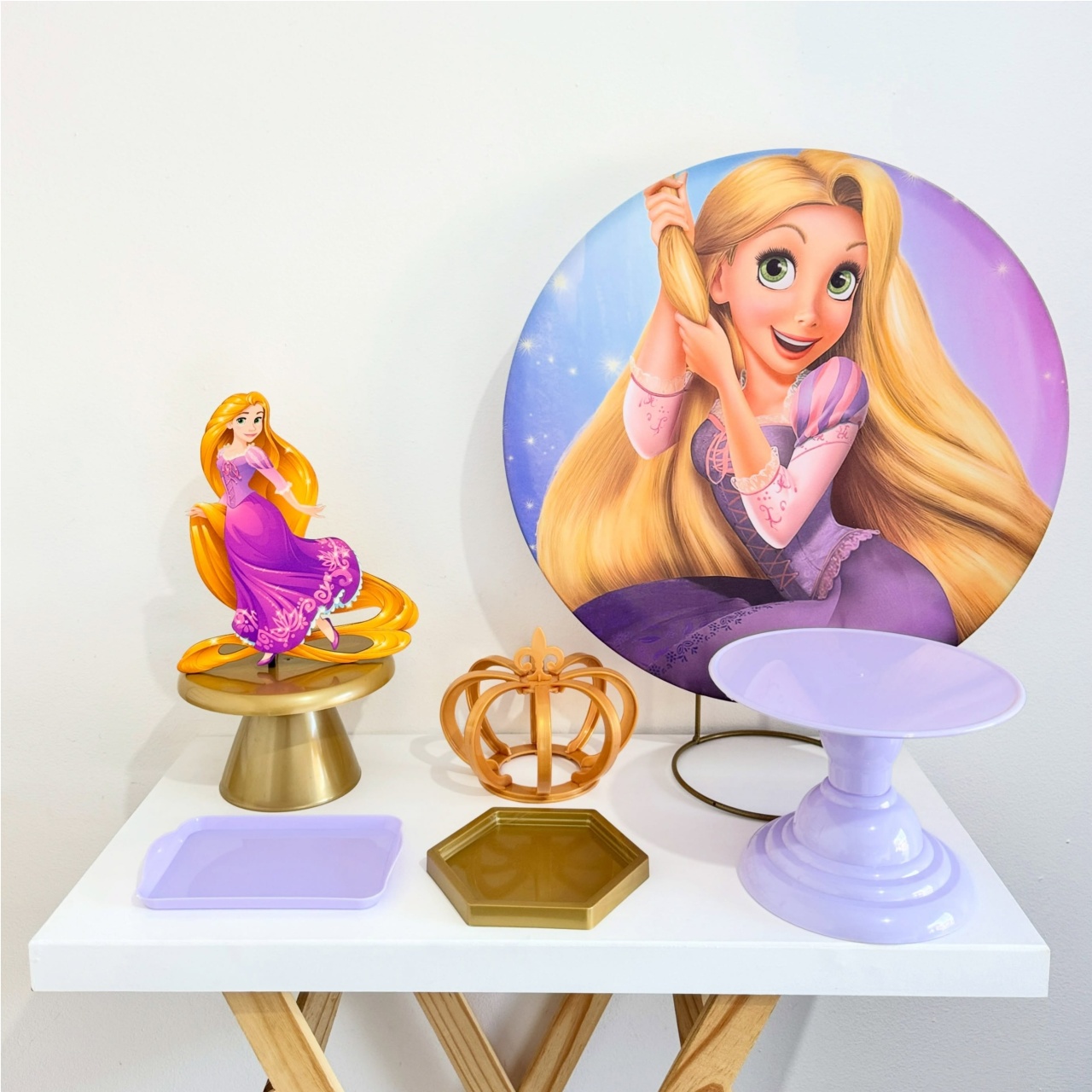 Kit Mesa Rapunzel - Coloriradecoracoes