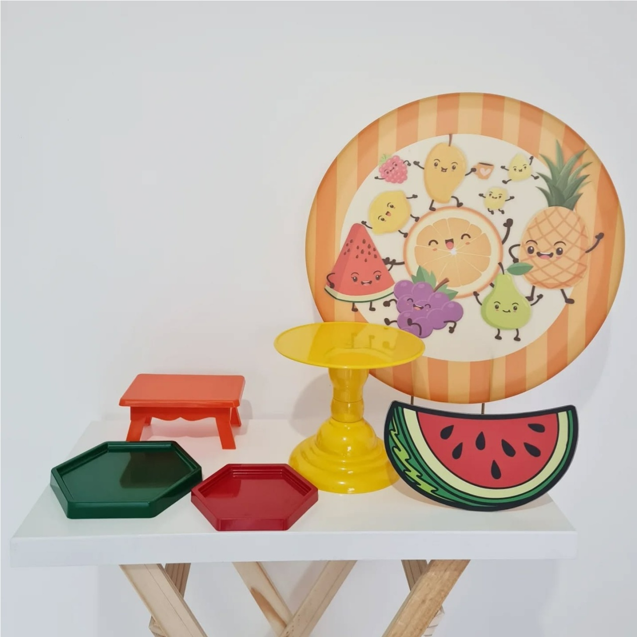 Kit Mesa Frutinhas - Coloriradecoracoes