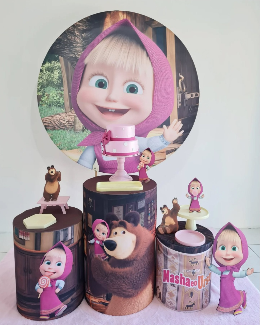 Masha E O Urso - Coloriradecoracoes