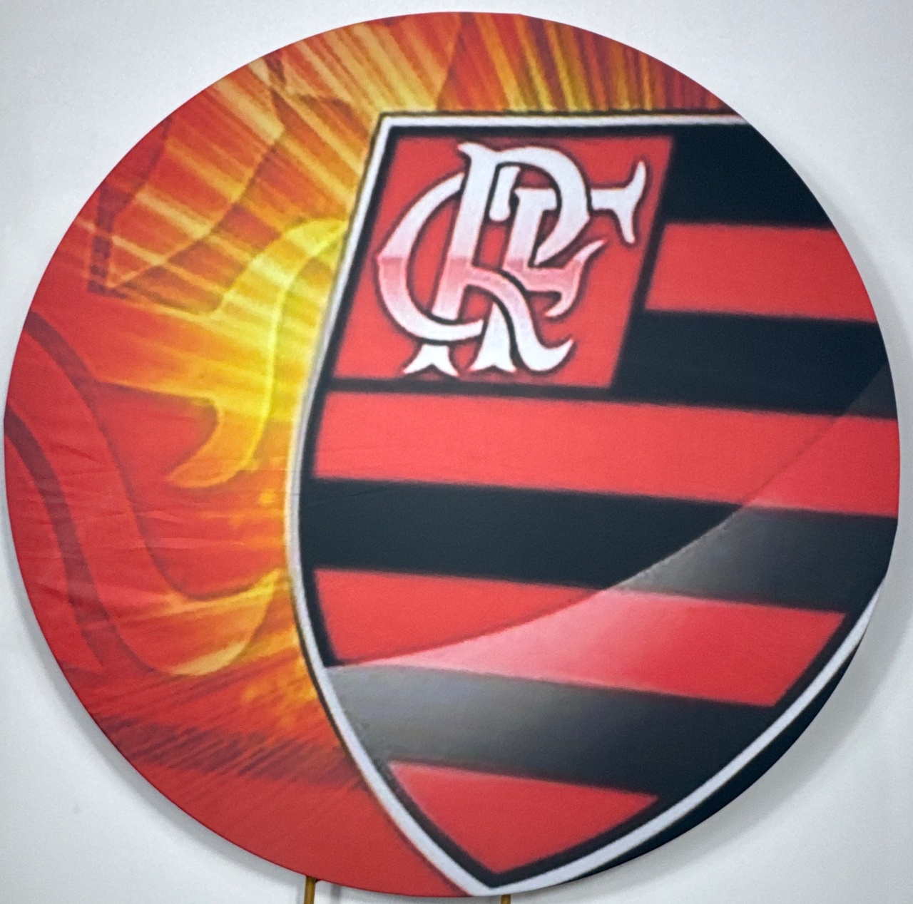Painel Redondo - Flamengo 2 - Doces Festas Decorações e Pegue e Monte