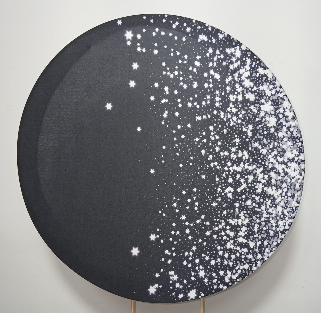 Mini Painel Glitter Prata Com Preto - Doces Festas Decorações e Pegue e Monte