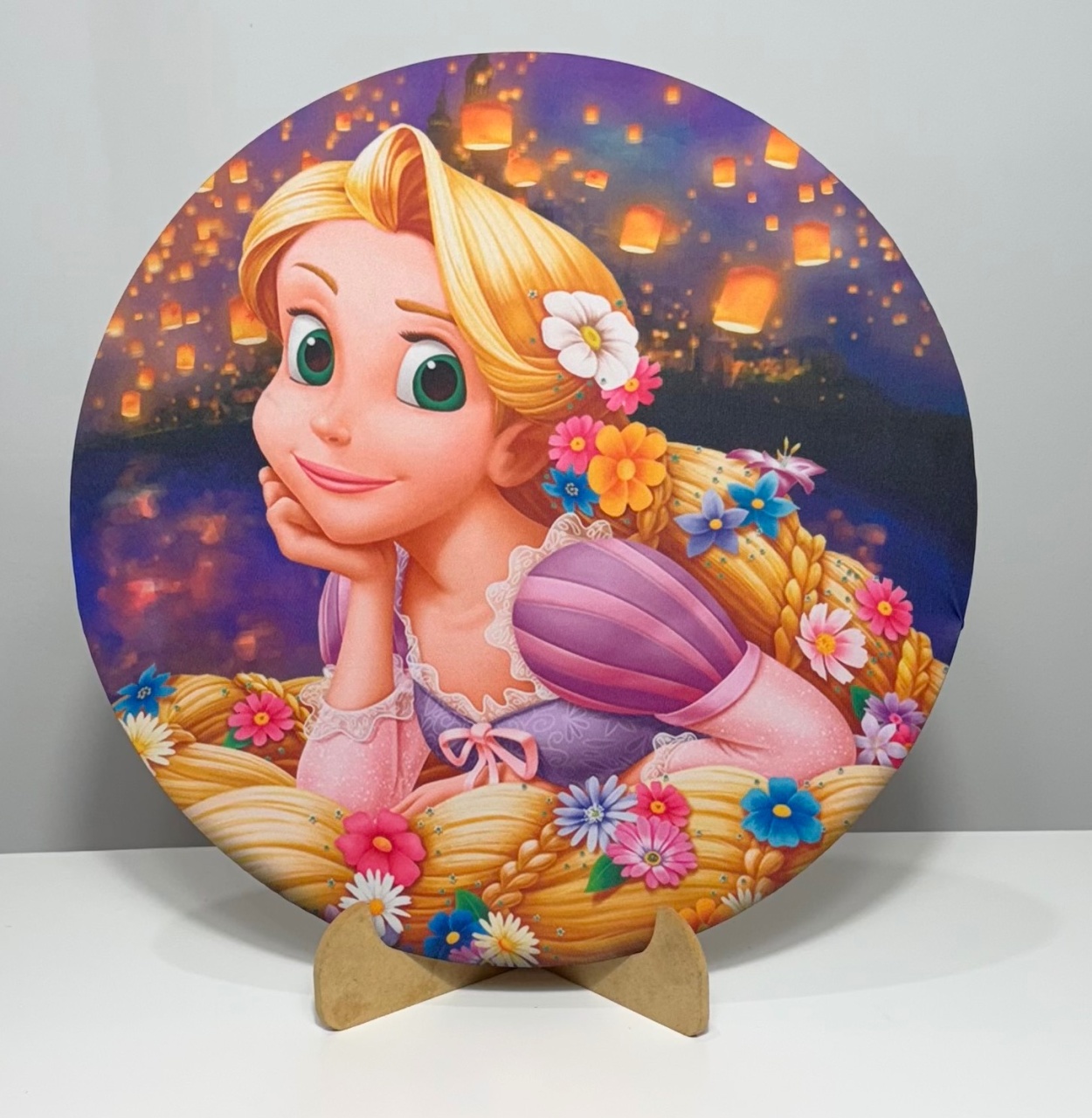 Mini Painel Rapunzel - Doces Festas Decorações e Pegue e Monte