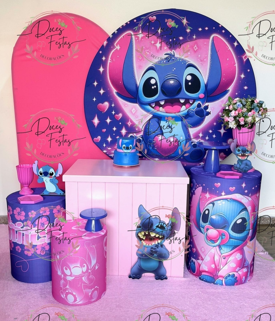 Kit Stitch III - Doces Festas Decorações e Pegue e Monte