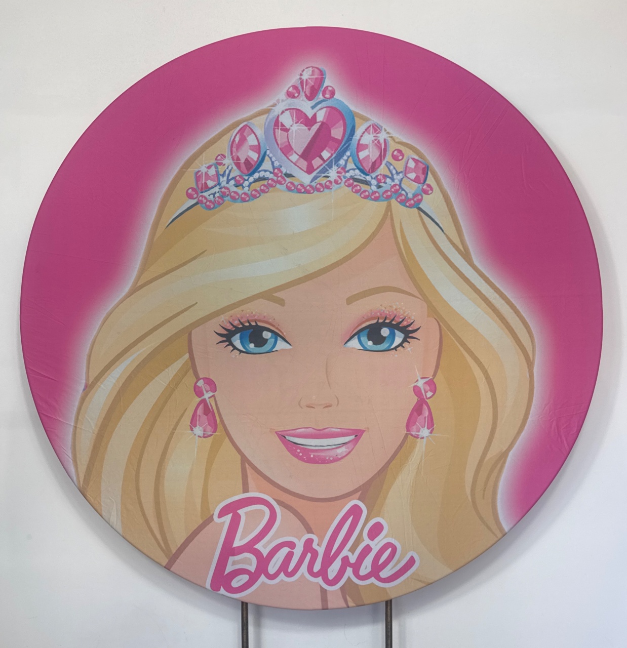 Painel Redondo - Barbie  - Doces Festas Decorações e Pegue e Monte