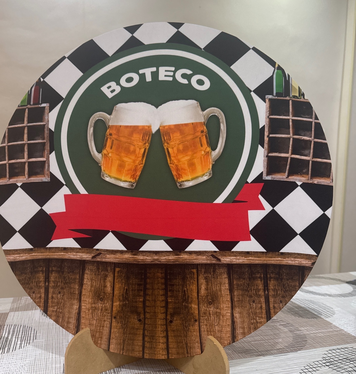 Mini Painel Boteco Masculino  - Doces Festas Decorações e Pegue e Monte