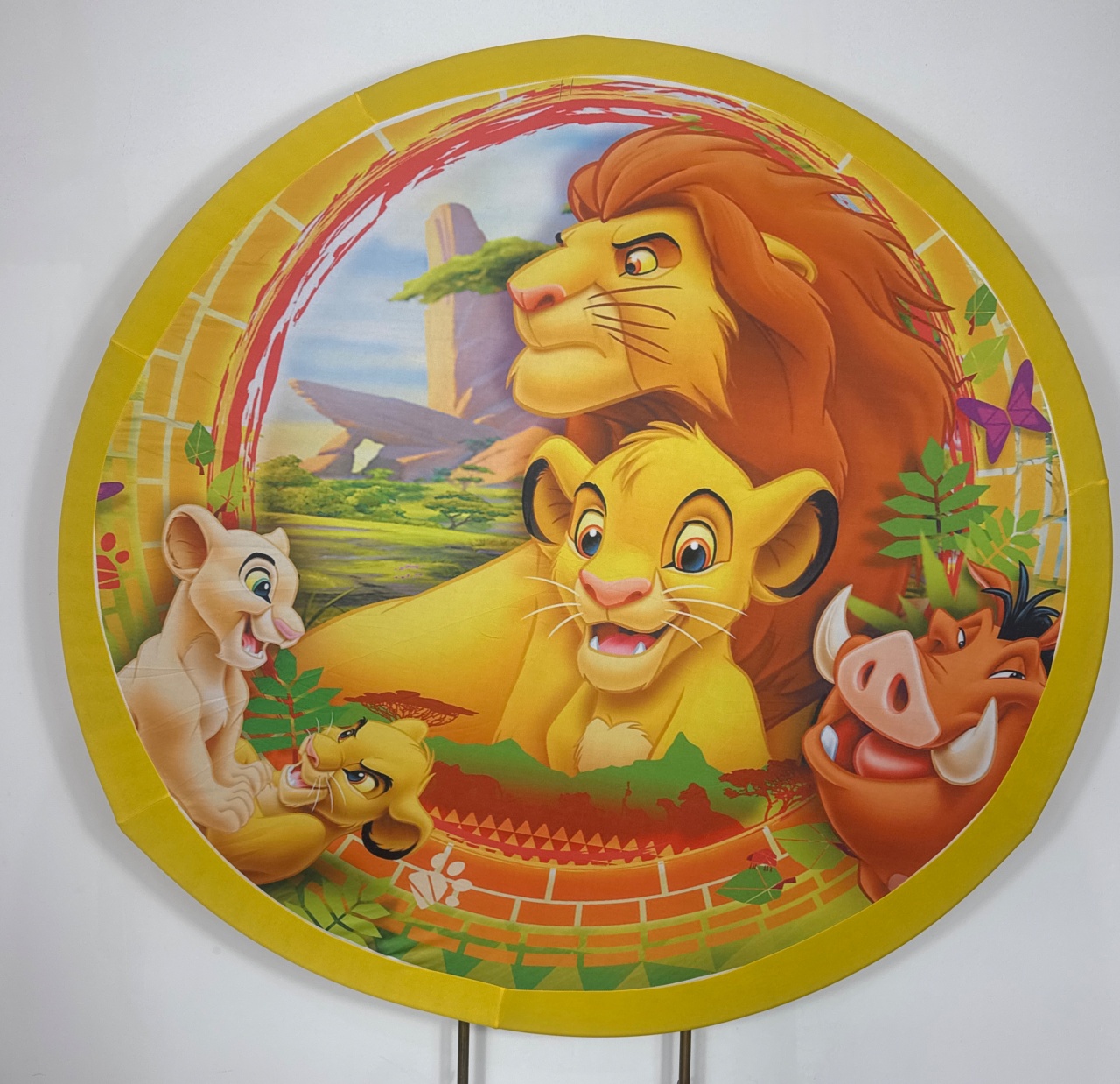 Painel Redondo - Rei Leão 2 - Doces Festas Decorações e Pegue e Monte