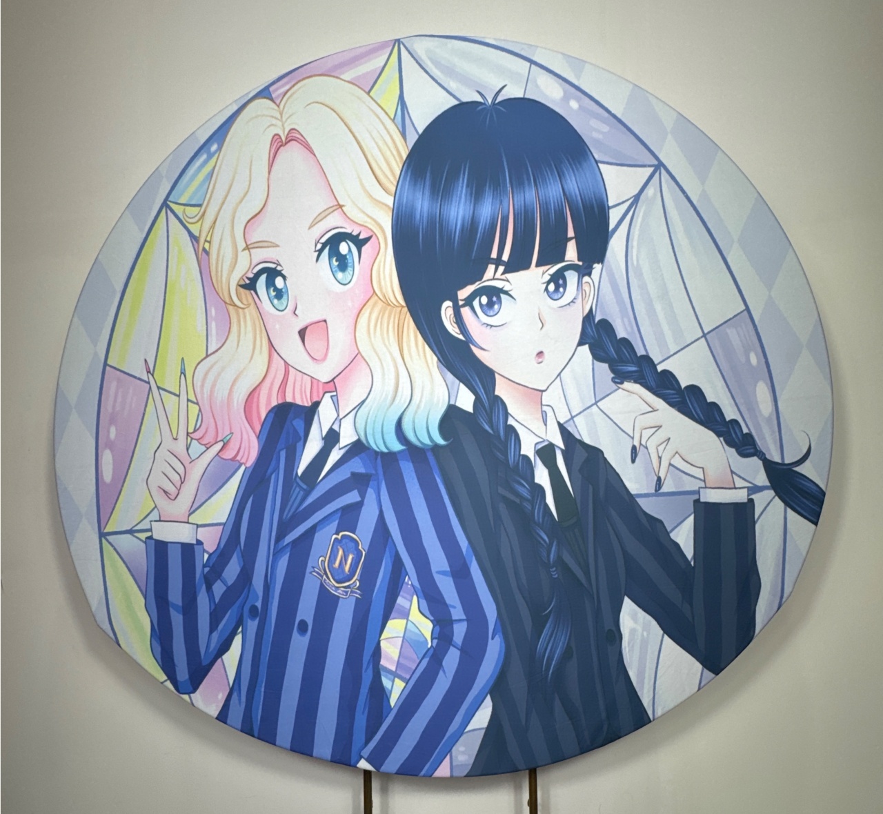 Painel Redondo - Wandinha 3 - Doces Festas Decorações e Pegue e Monte