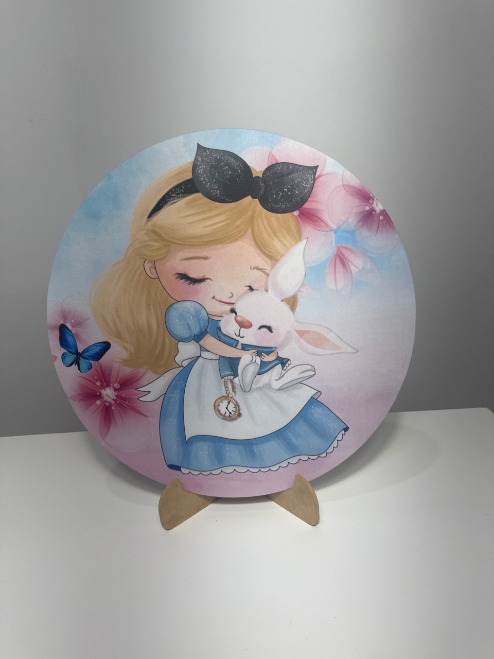 Mini Painel Alice No País das Maravilhas Baby/Cute - Doces Festas Decorações e Pegue e Monte