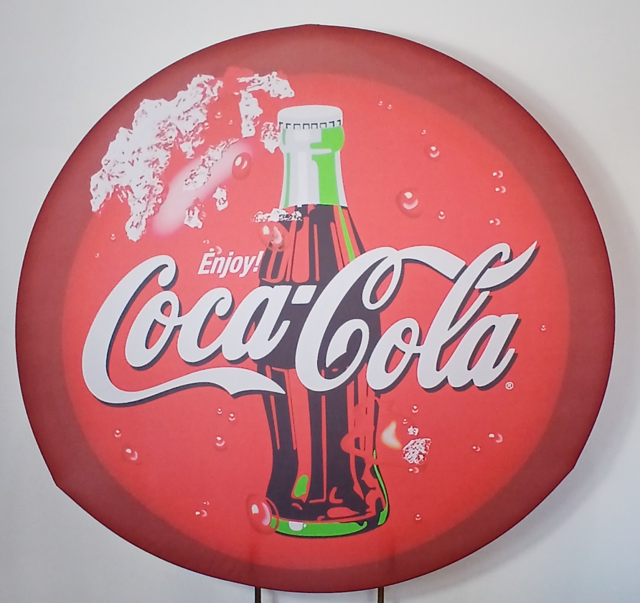 Painel Redondo - Coca Cola - Doces Festas Decorações e Pegue e Monte