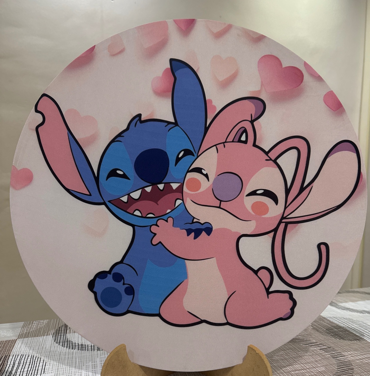 Mini Painel Stitch E Angel - Doces Festas Decorações e Pegue e Monte