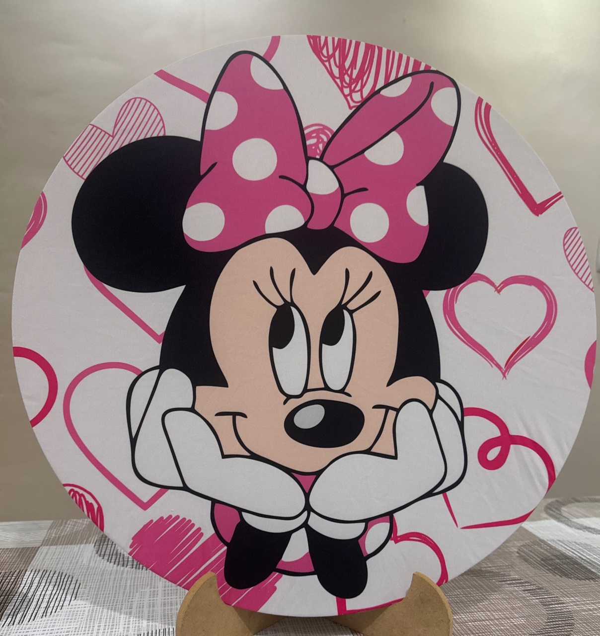 Mini Painel Minnie Rosa  - Doces Festas Decorações e Pegue e Monte