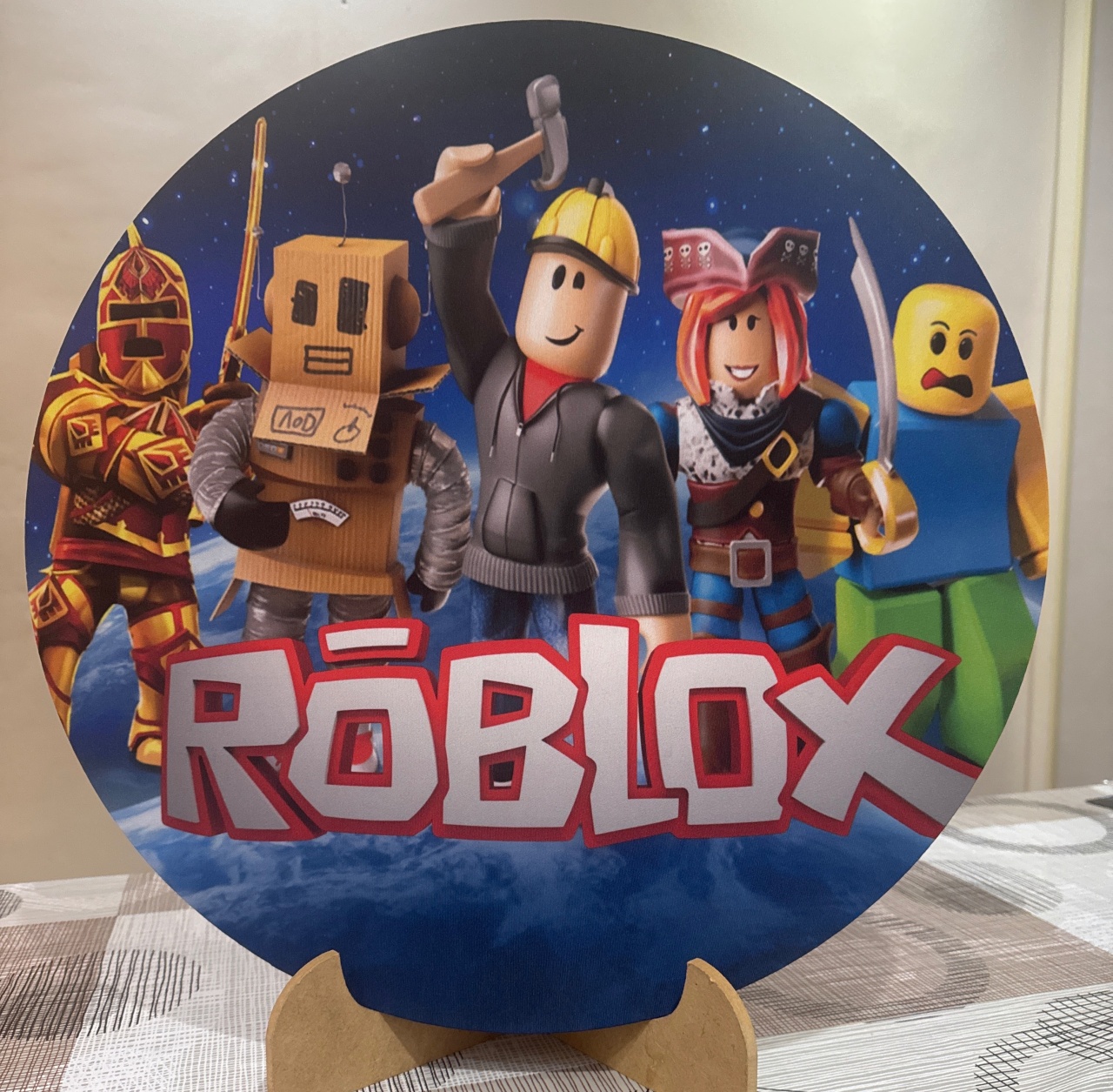 Mini Painel Roblox - Doces Festas Decorações e Pegue e Monte