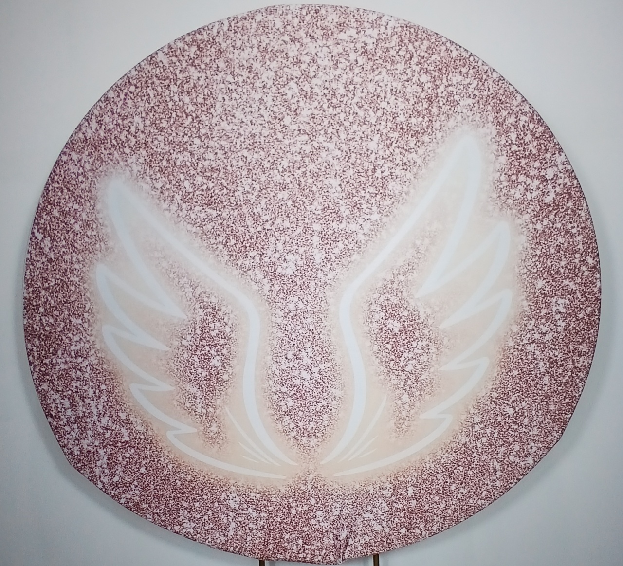Painel Redondo - Asas Rose Gold - Doces Festas Decorações e Pegue e Monte