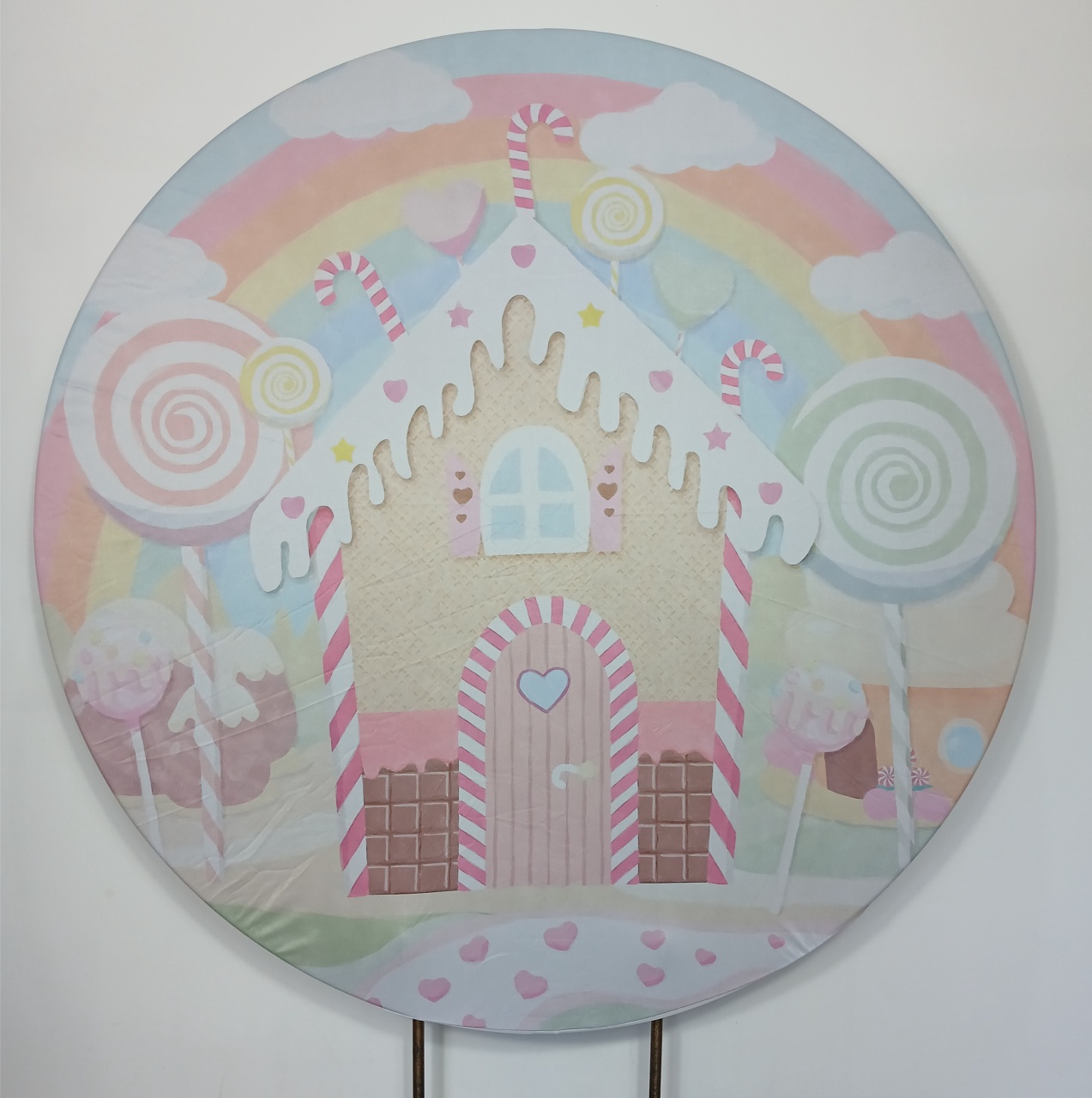 Painel Redondo - Confeitaria  - Doces Festas Decorações e Pegue e Monte