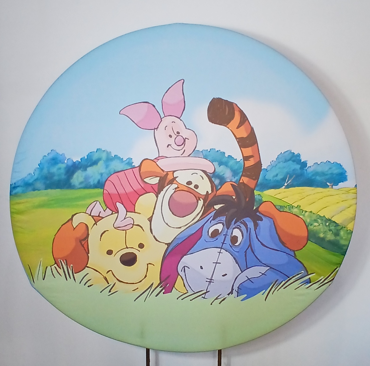 Painel Redondo - Ursinho Pooh - Doces Festas Decorações e Pegue e Monte