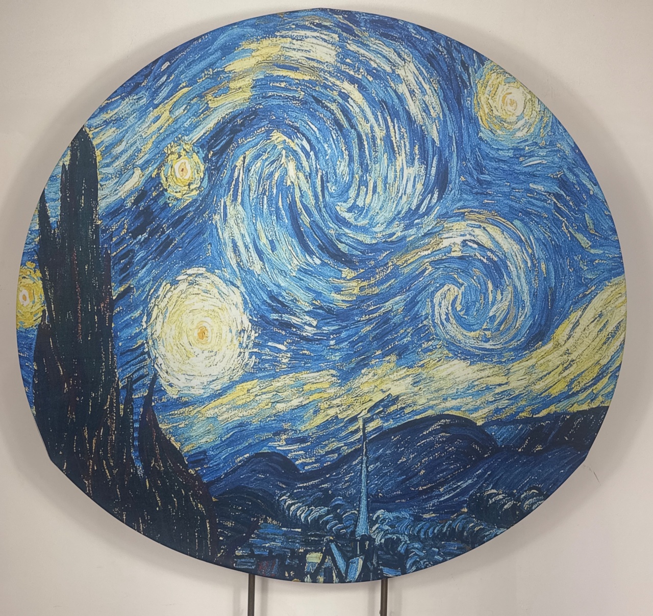 Painel Redondo - van Gogh - Doces Festas Decorações e Pegue e Monte