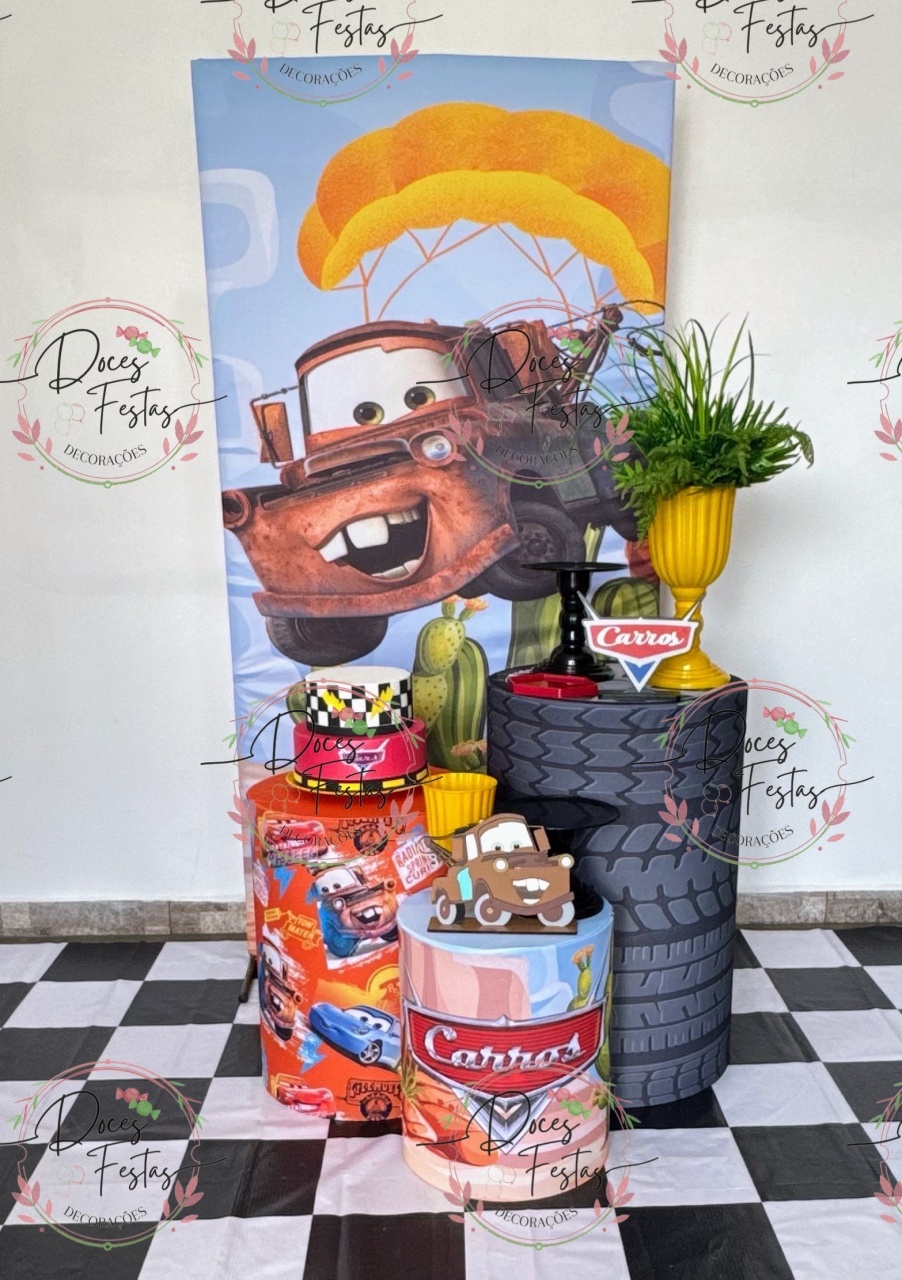 Kit Carros - Mate - Doces Festas Decorações e Pegue e Monte