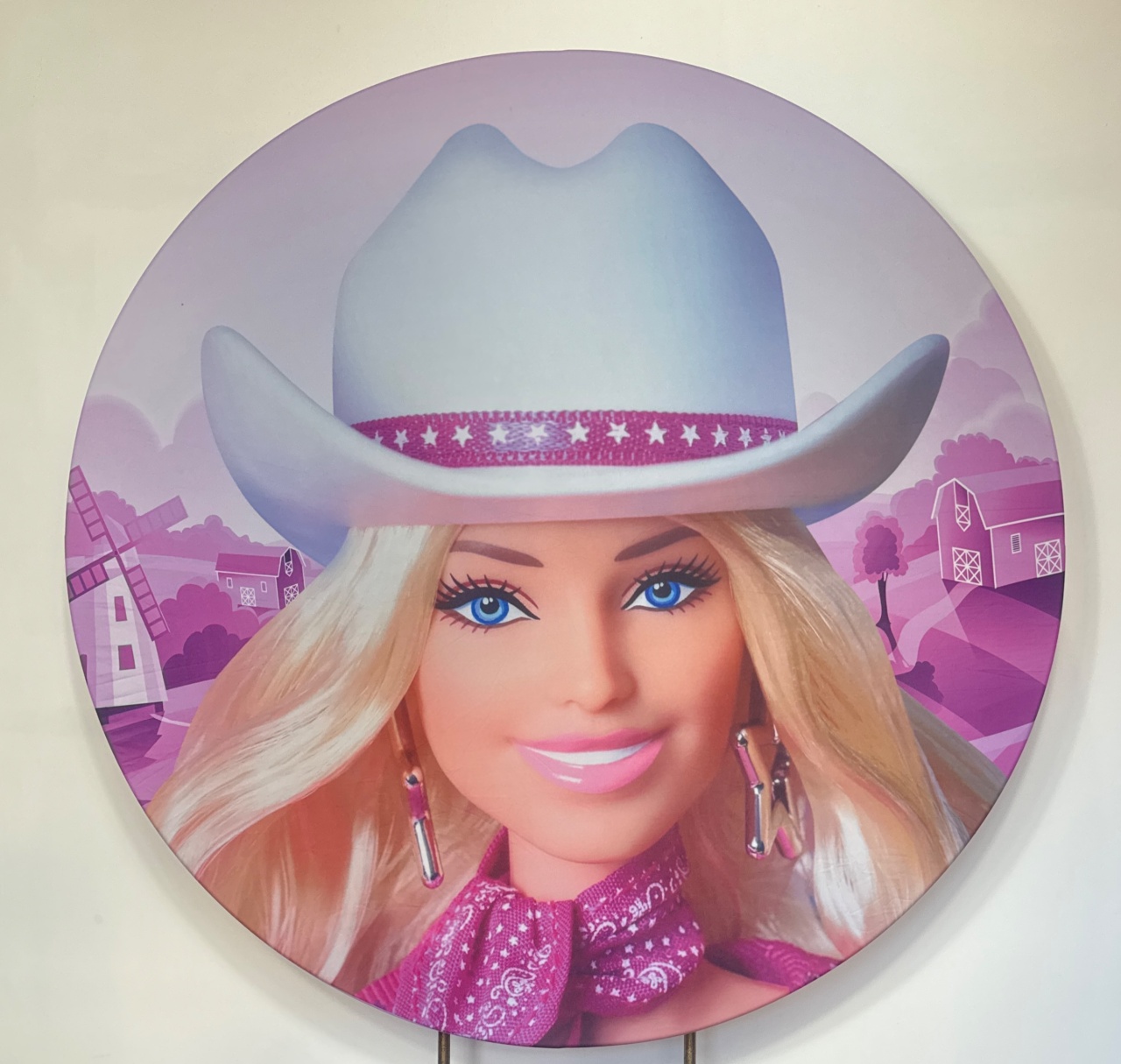 Painel Redondo - Barbie 5 - Doces Festas Decorações e Pegue e Monte