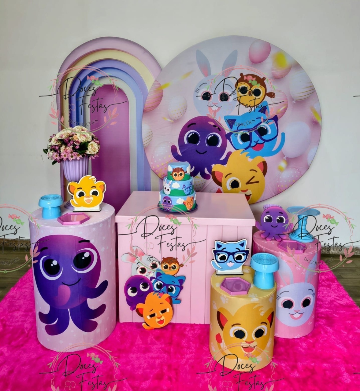 Kit Bolofofos VI - Doces Festas Decorações e Pegue e Monte