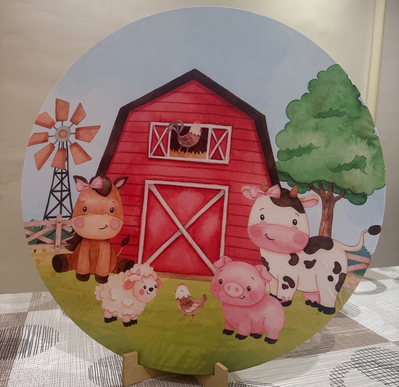 Mini Painel Fazendinha Ii - Doces Festas Decorações e Pegue e Monte