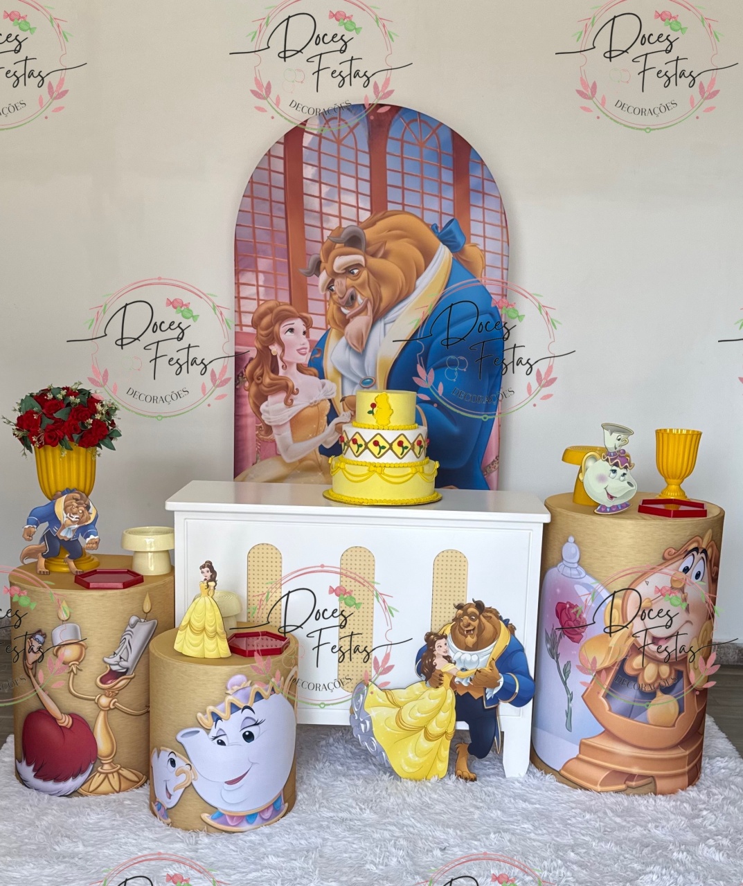 Kit Bela VII (Cópia) - Doces Festas Decorações e Pegue e Monte