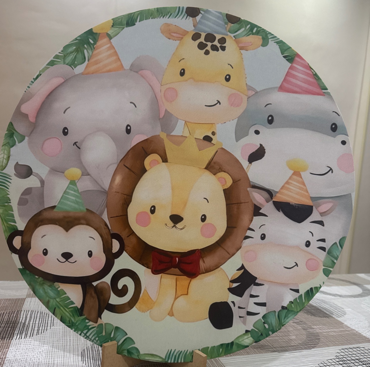 Mini Painel Safari Menino - Doces Festas Decorações e Pegue e Monte